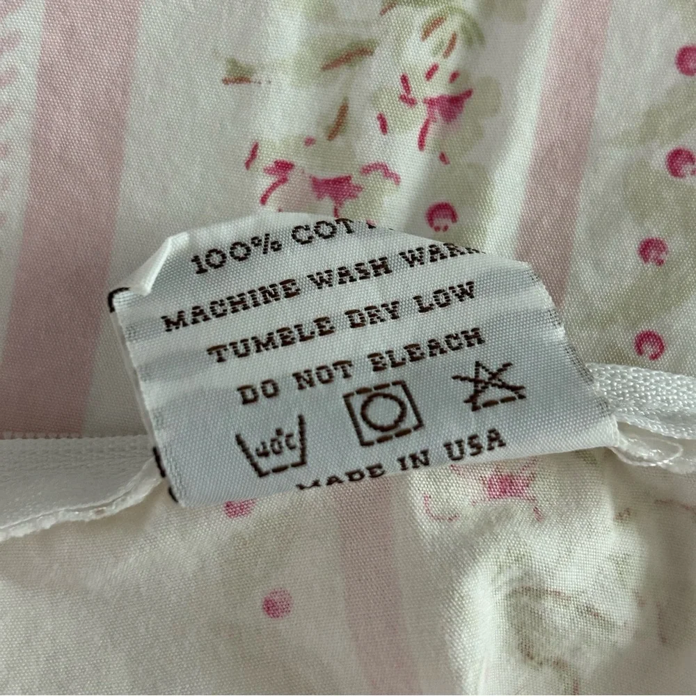 Rachel Ashwell Shabby Chic Vintage Wallpaper Twin Duvet Cover Brown Label Floral